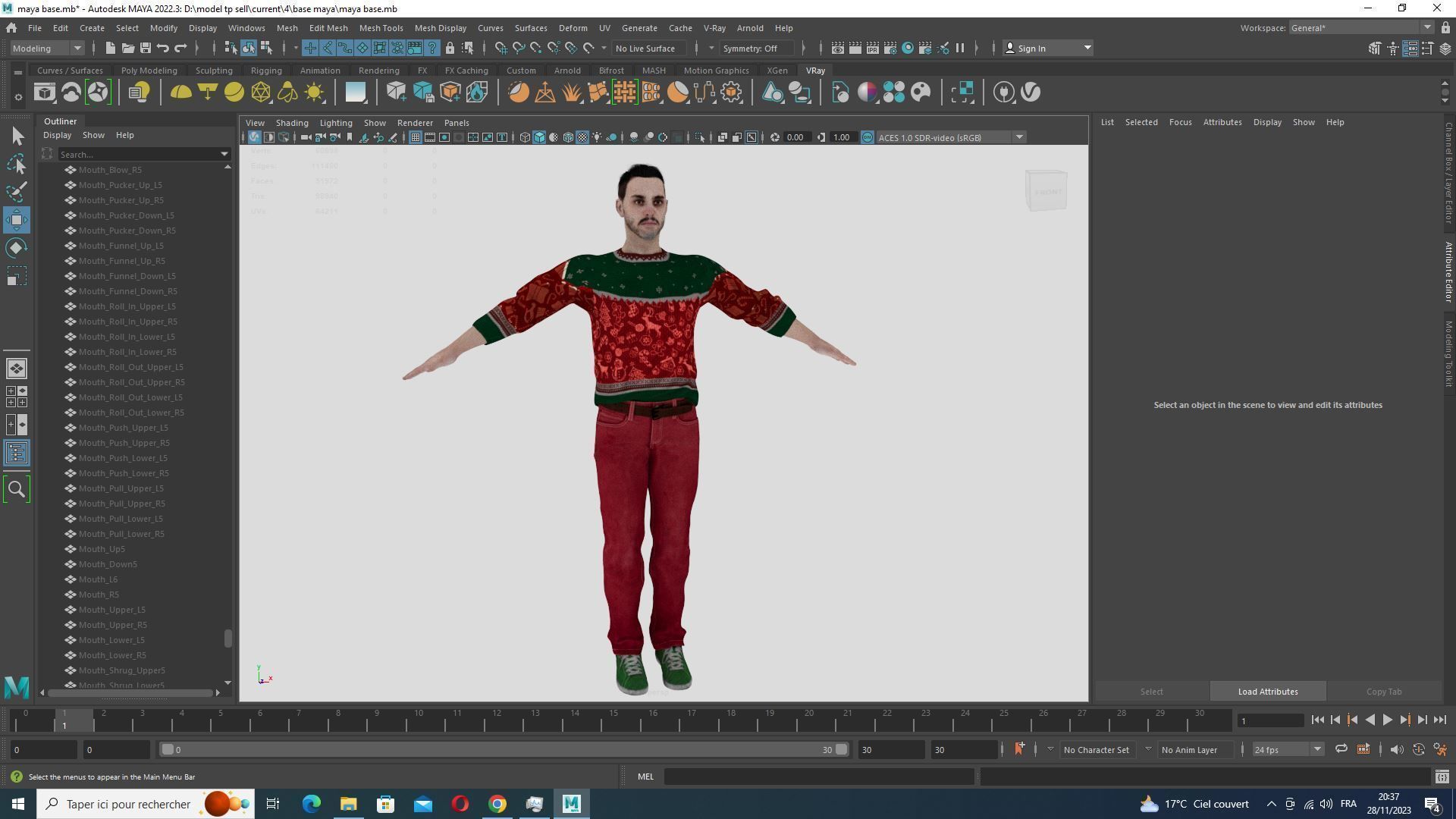Yuletide Joy - Kiven In Grampon And Evergreen Reverie Attire Low-poly 3D model_29