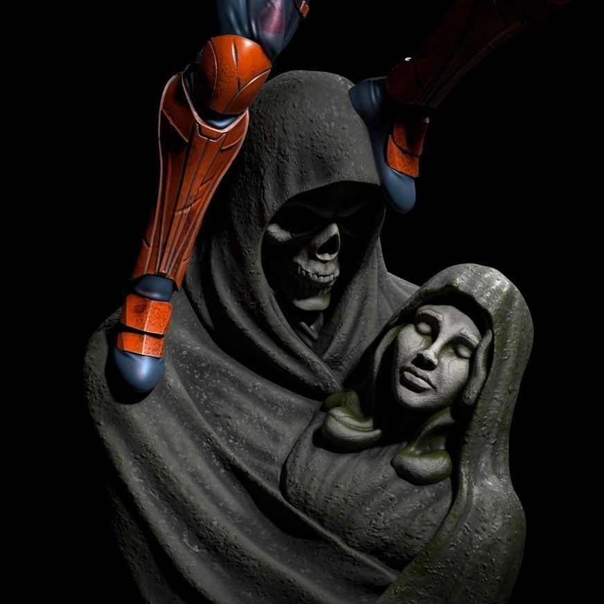 Fan Art - Deathstroke - Statue 3D print model_10