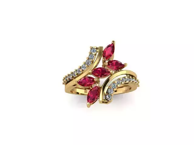 ruby and diamond ring
