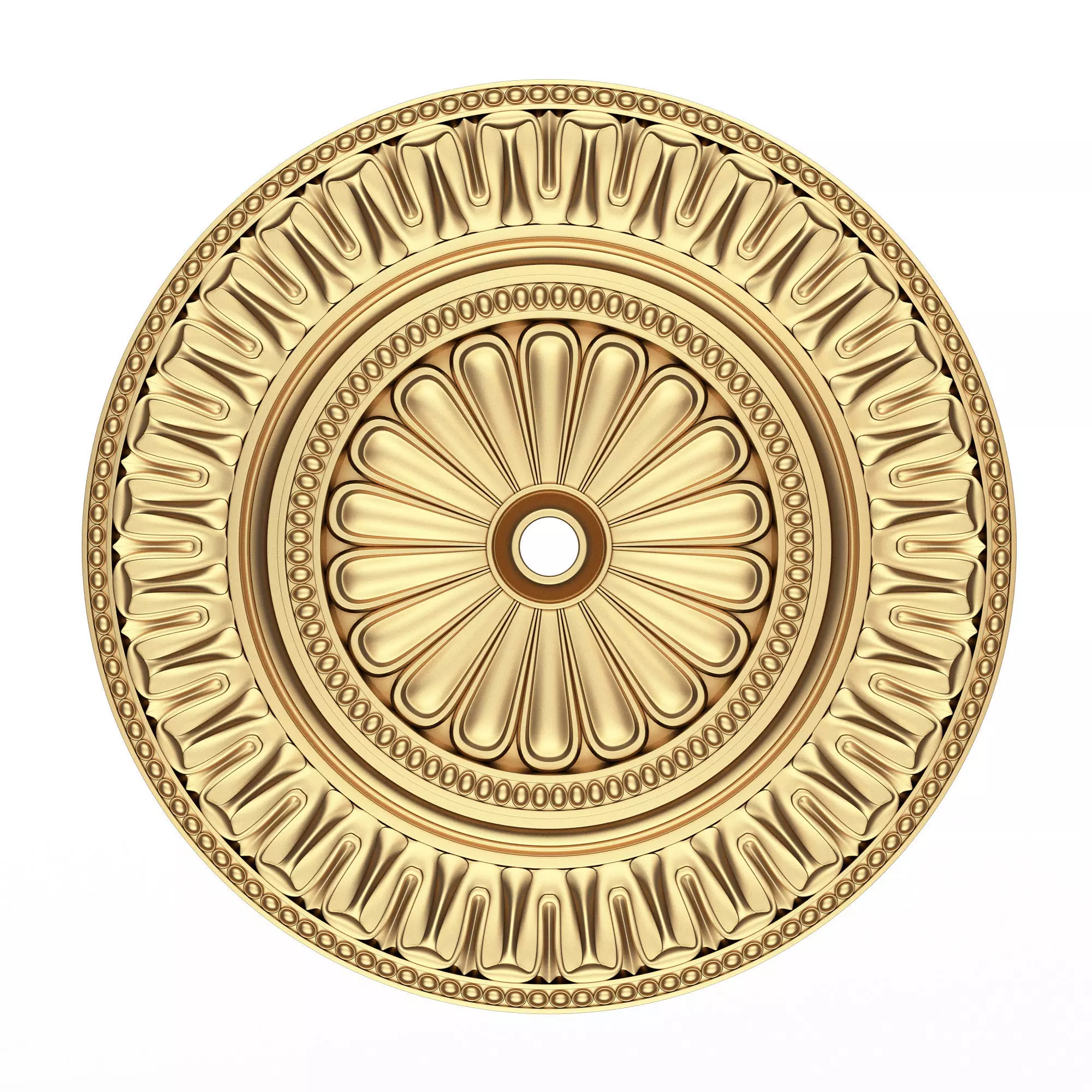 Ceiling Rosette 05 Low-poly 3D model_0