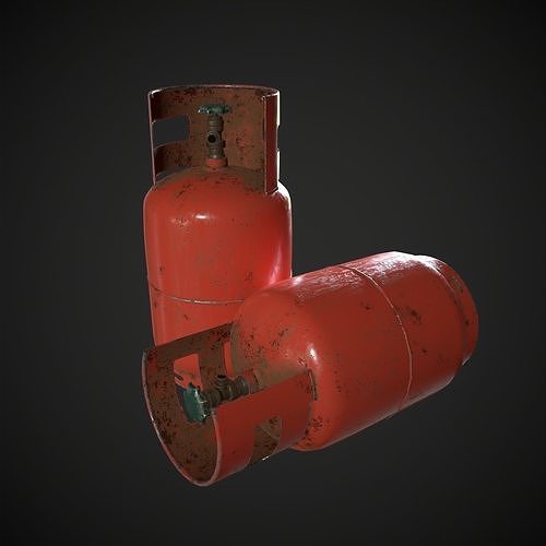 Gas Tank 3D model 4