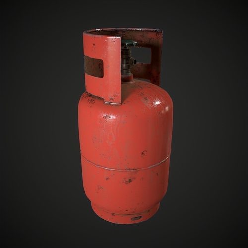 Gas Tank 3D model 2