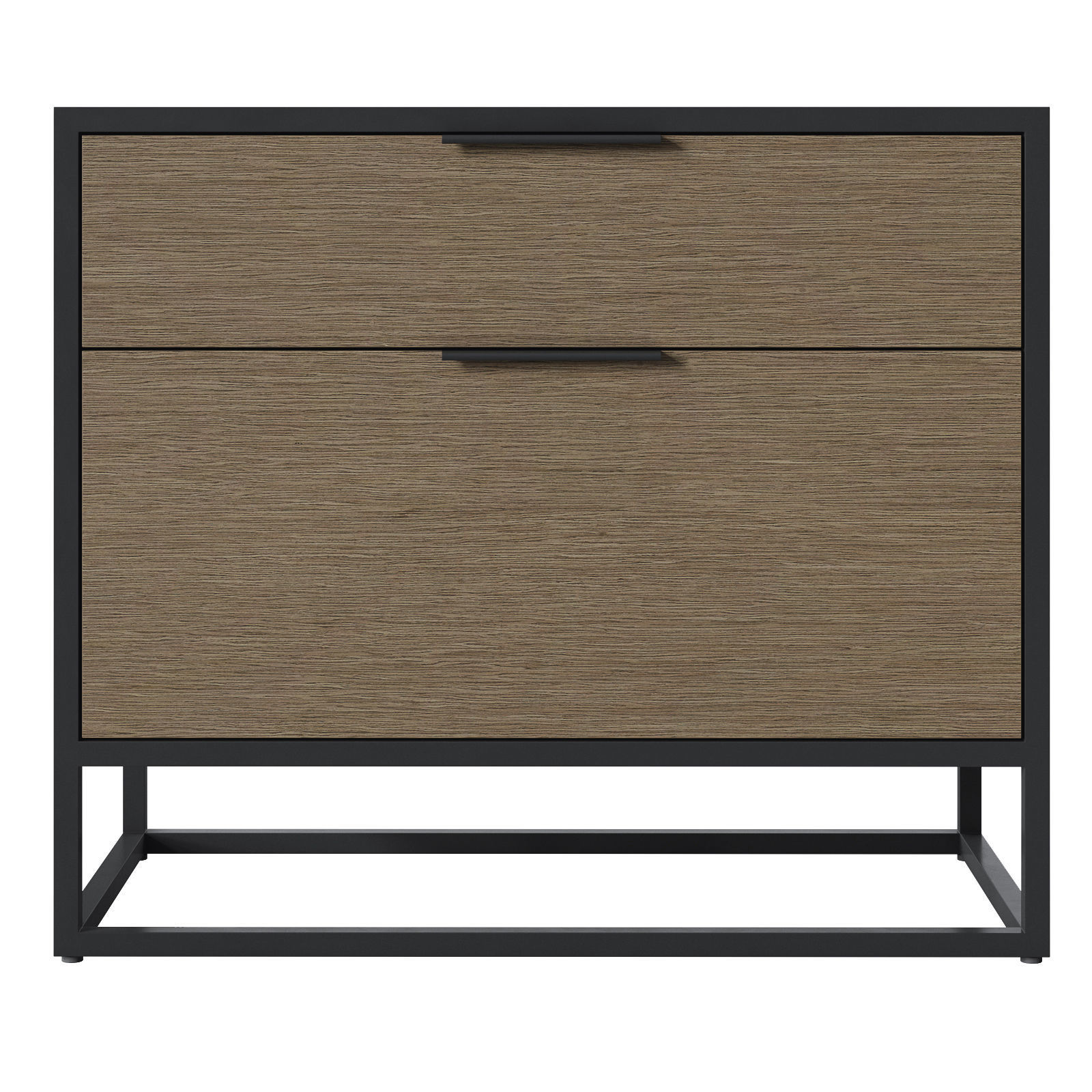 Crate and Barrel Oxford Weathered Brown 3D model_4