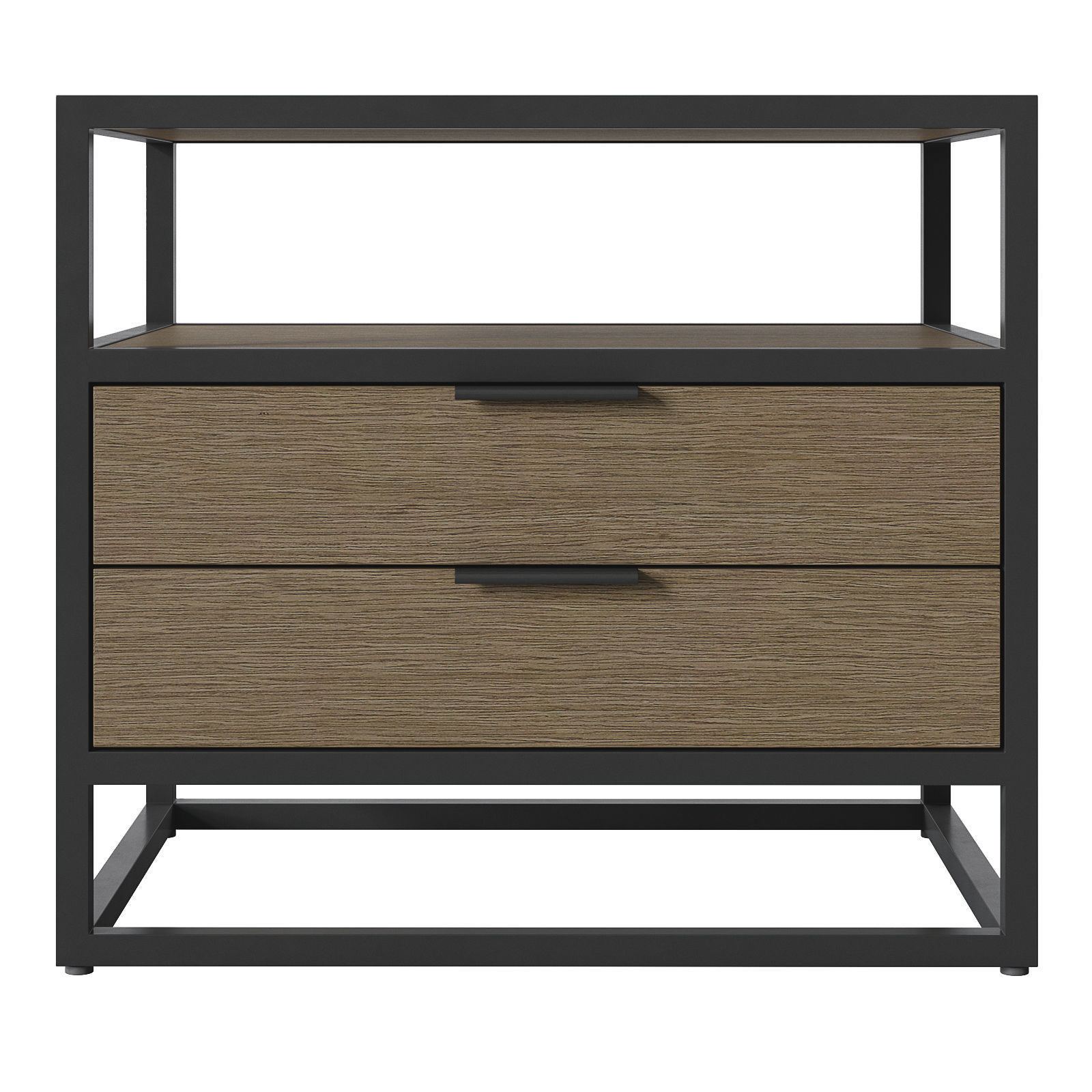 Crate and Barrel Oxford Weathered Brown 3D model_3