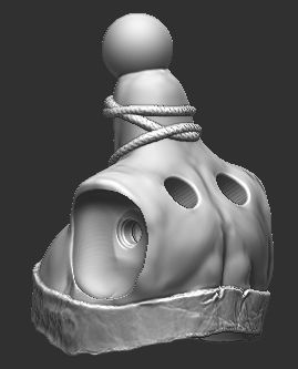 Tribal Warrior Topper for Mythic Legions 3D print model_3