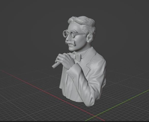 Groucho Marx 3D print model_10