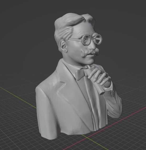 Groucho Marx 3D print model_15