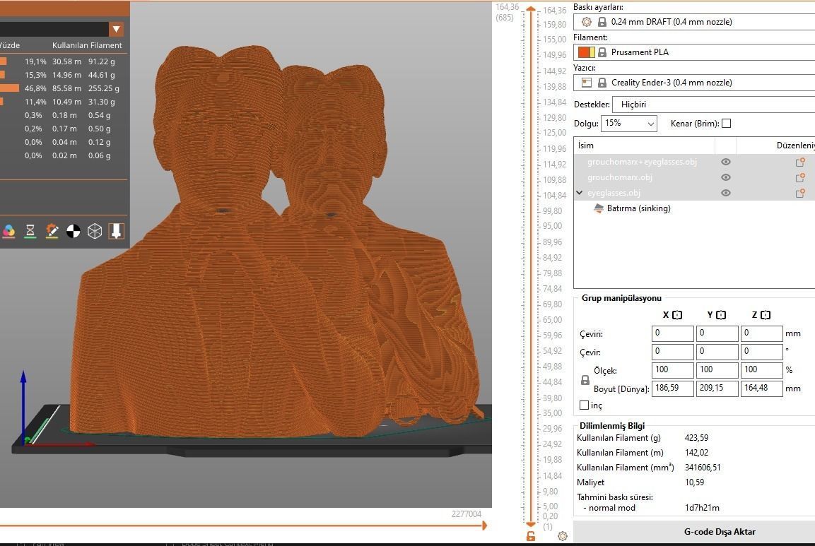 Groucho Marx 3D print model_14