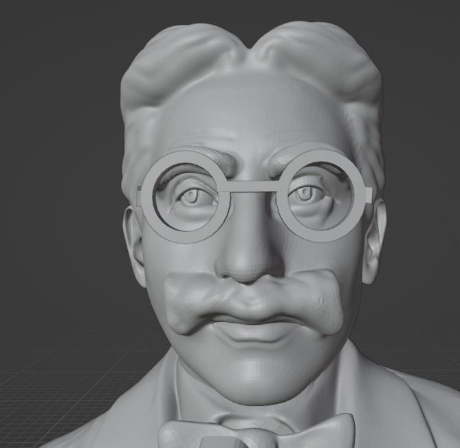 Groucho Marx 3D print model_1