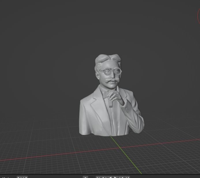 Groucho Marx 3D print model_9