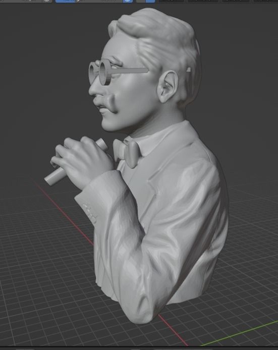 Groucho Marx 3D print model_3