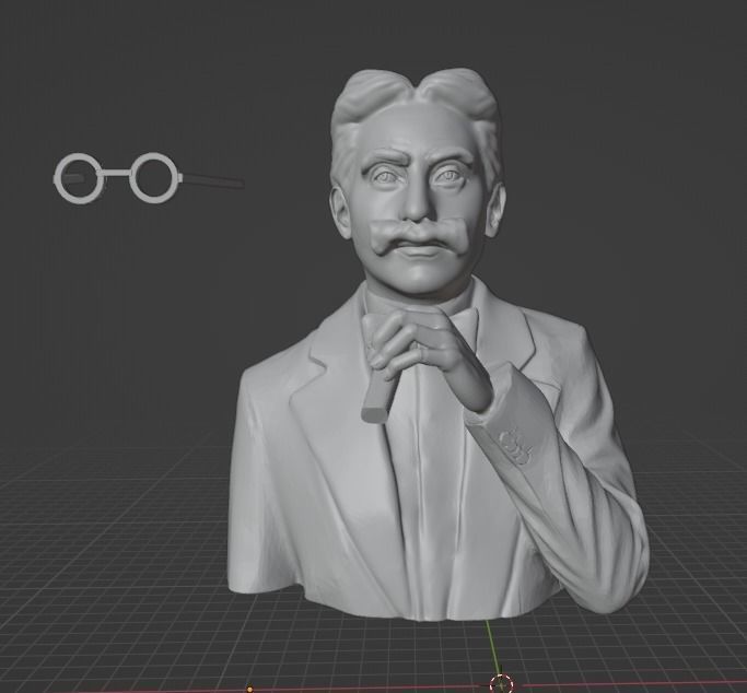 Groucho Marx 3D print model_11