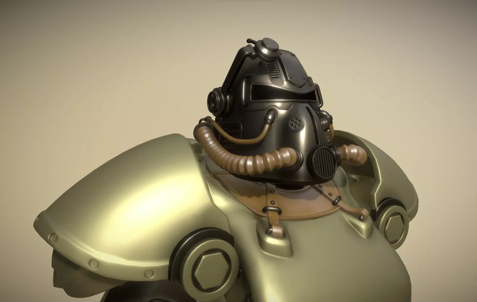 Fallout Power Armor T51 3D print model_0