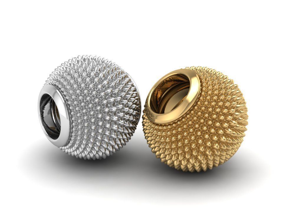 Bali bead charm-04 3D print model_1