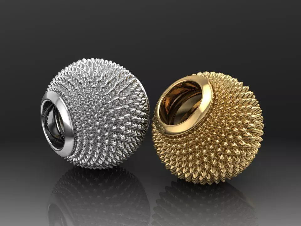 Bali bead charm-04 3D print model_0