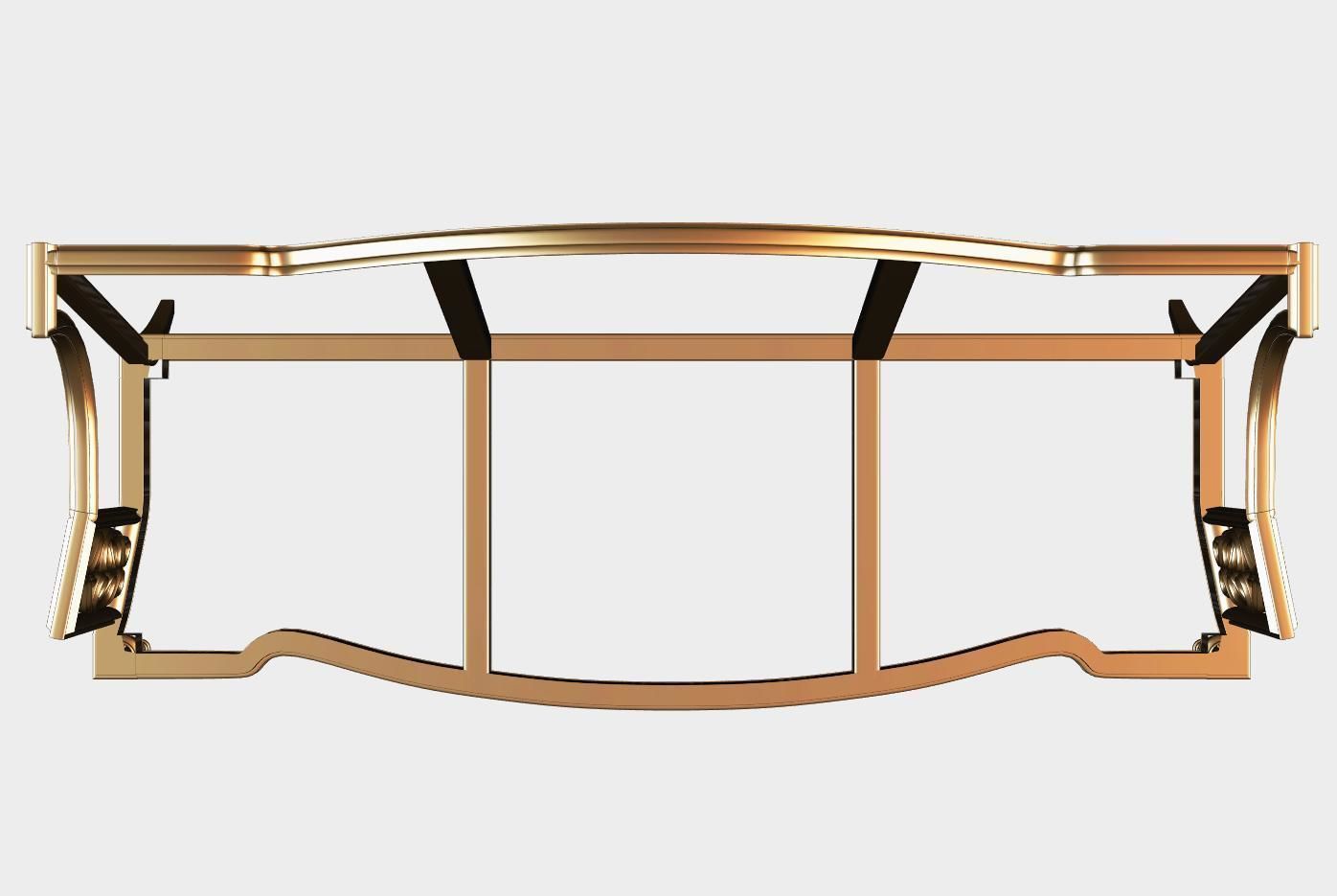 Carved canape for cnc 16 3D model_2