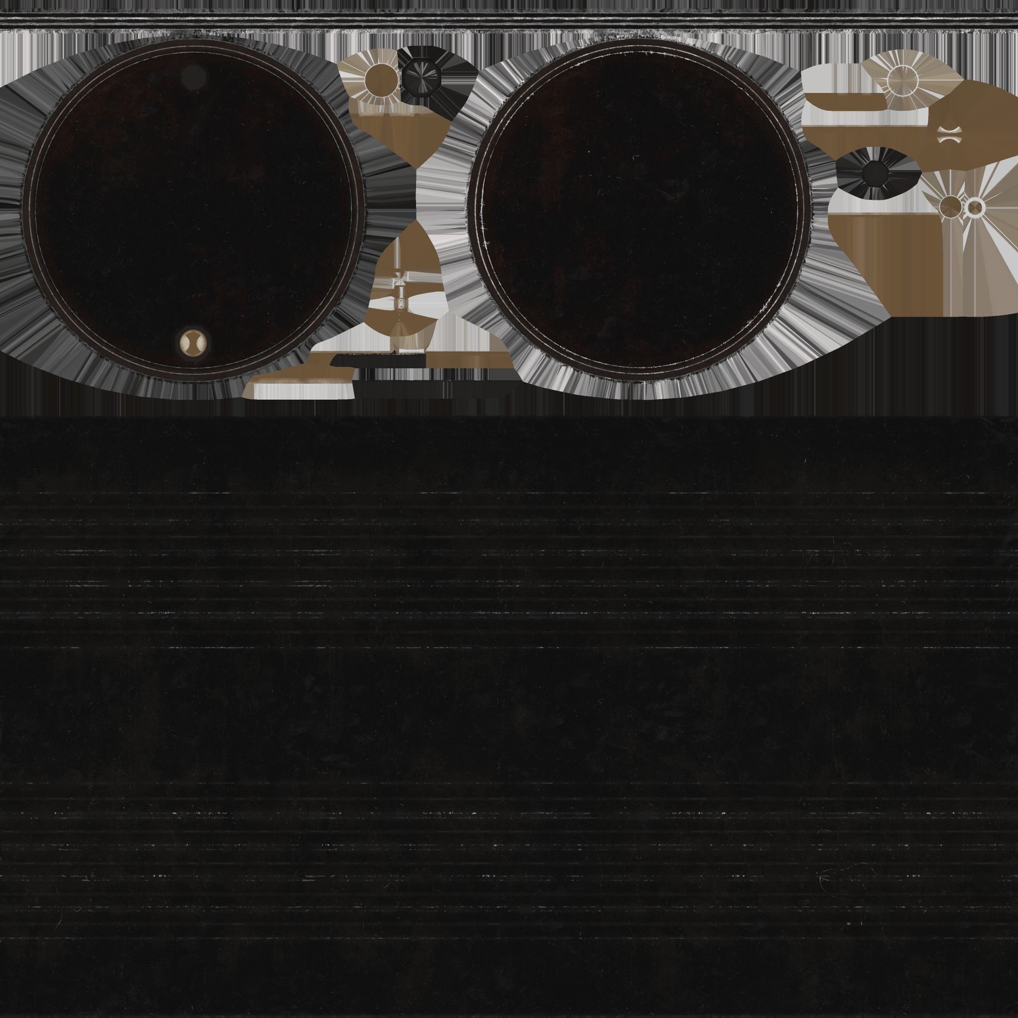 Oil Barrel 3 Low-poly 3D model_39