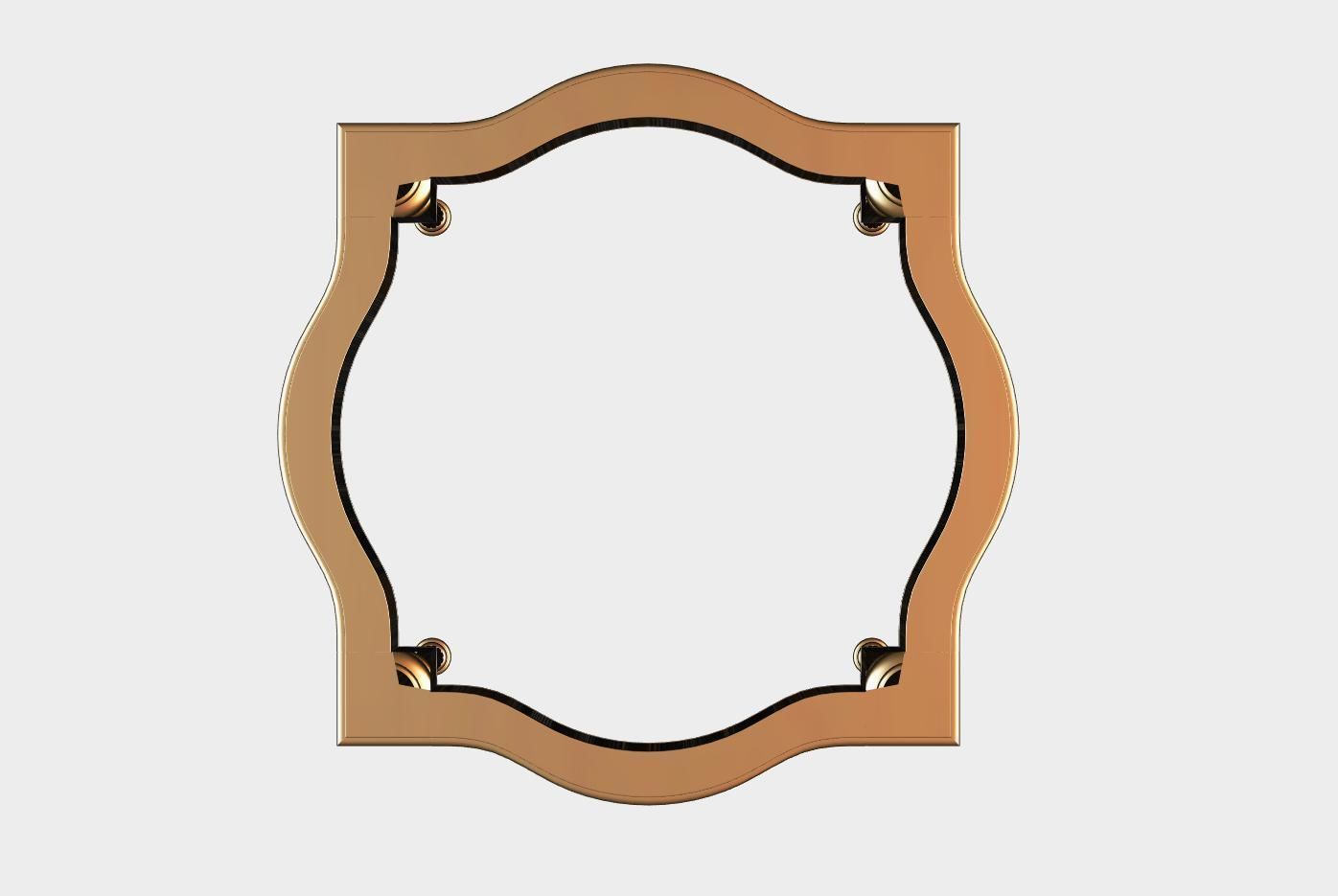 Carved coffee table for cnc 16 3D model_2