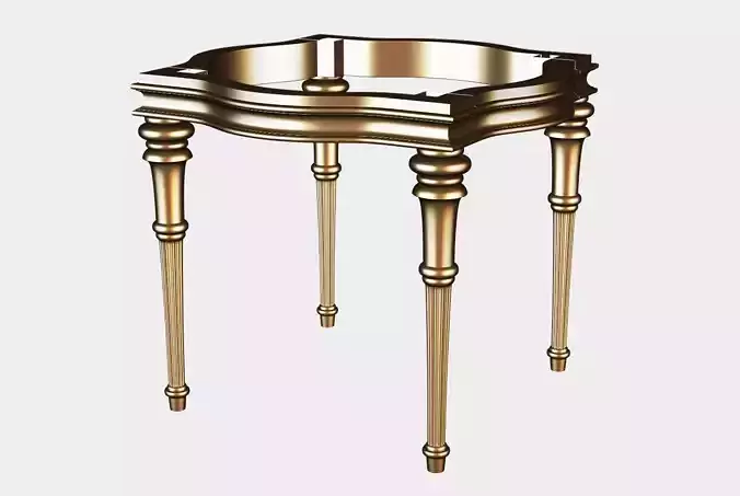 Carved coffee table for cnc 16