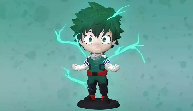 Deku Midoriya Boku no Hero 3D print model