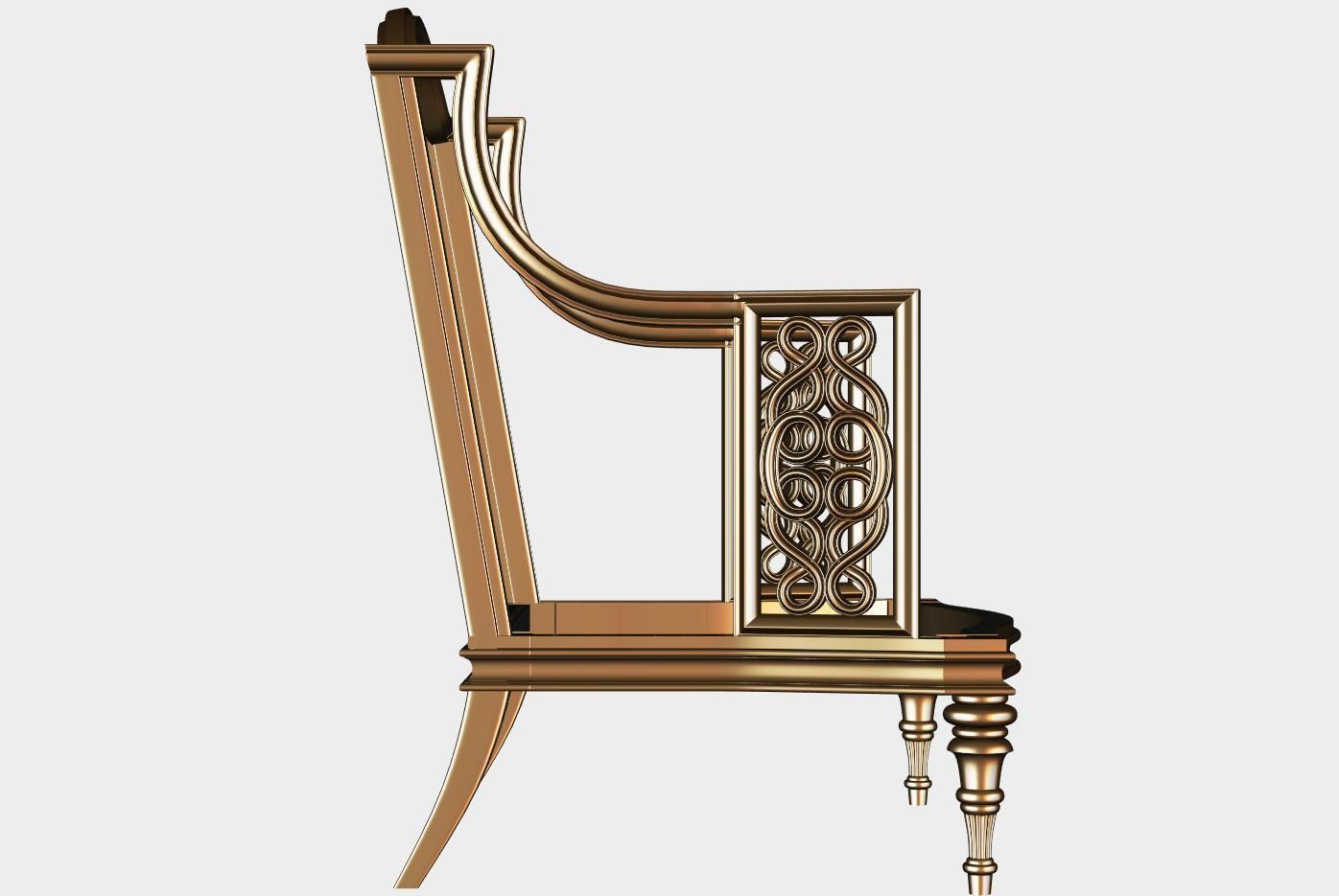 Carved sofa for cnc 16 3D model_2