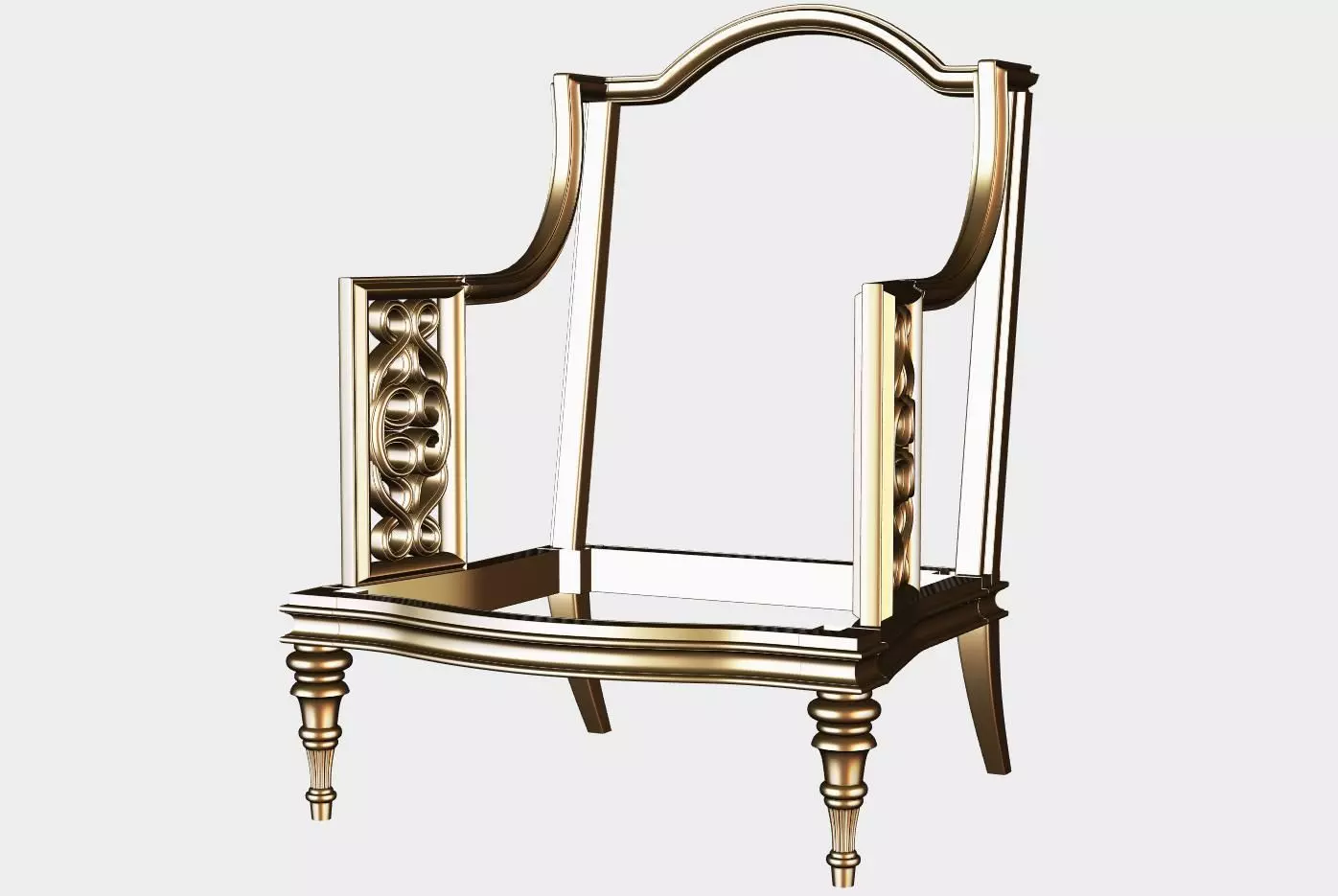 Carved sofa for cnc 16 3D model_0