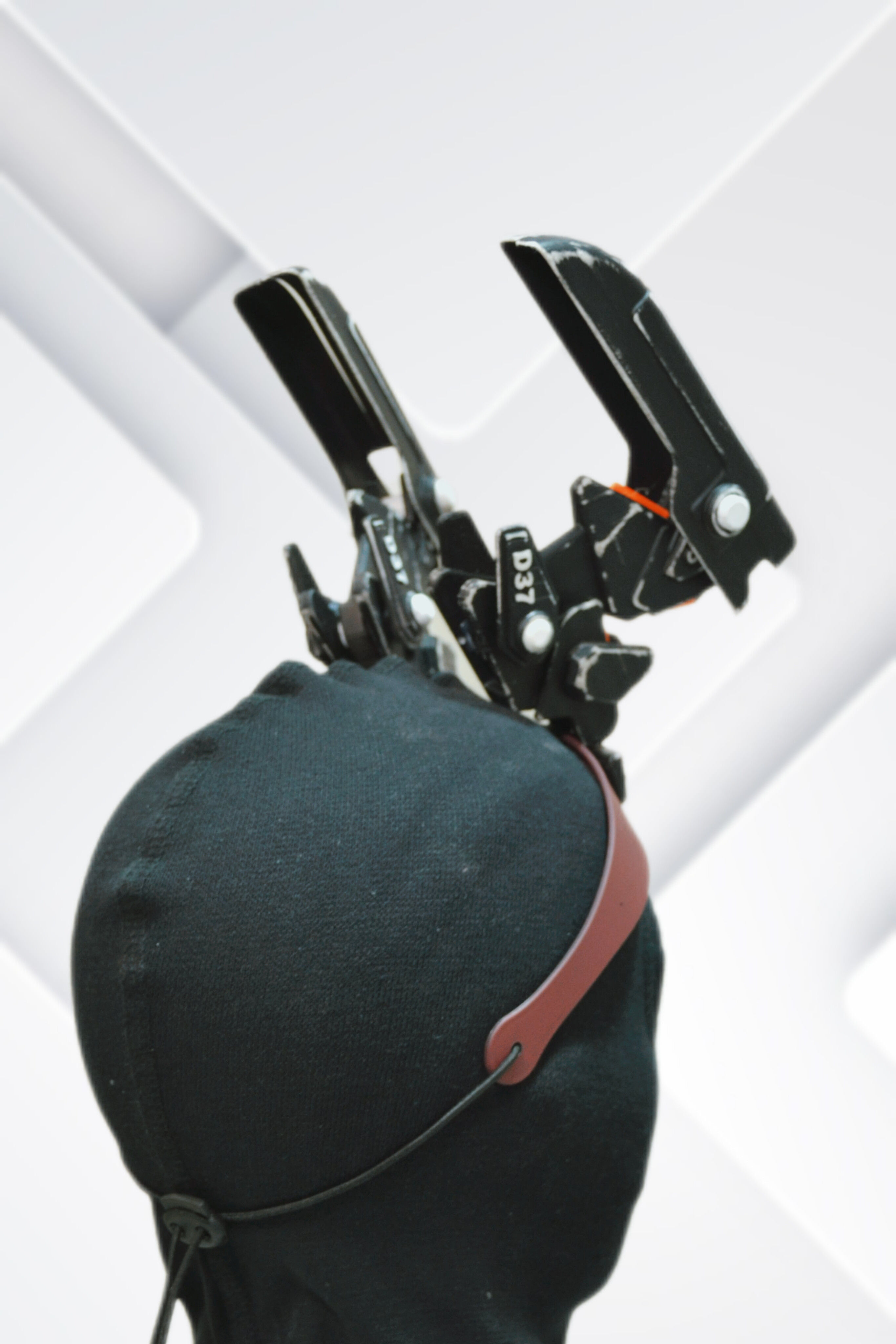 Cyberpunk Mecha Bunny Ears D-37 3D print model_5