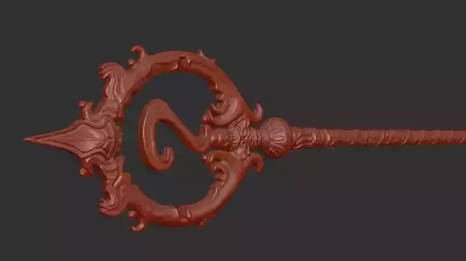 The Riddler Staff From DC 3D STL Model