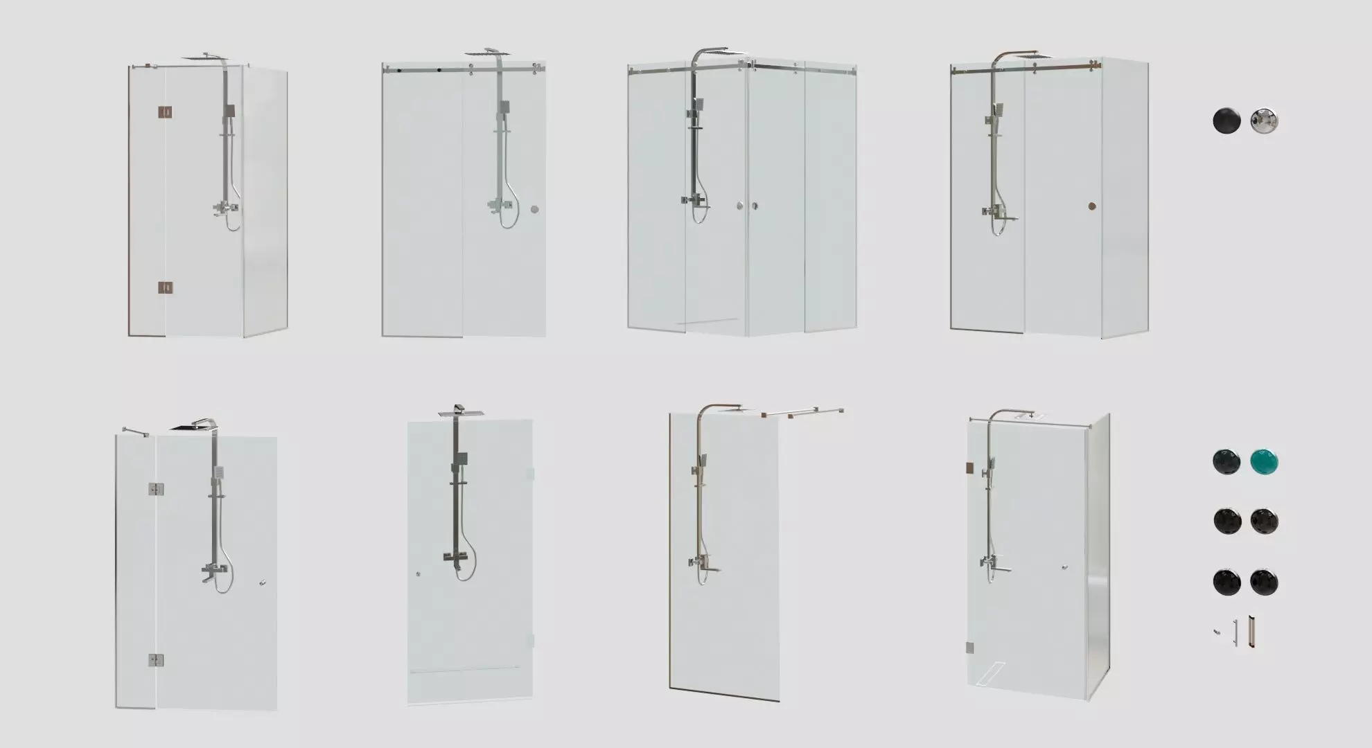 Showers 3D model
