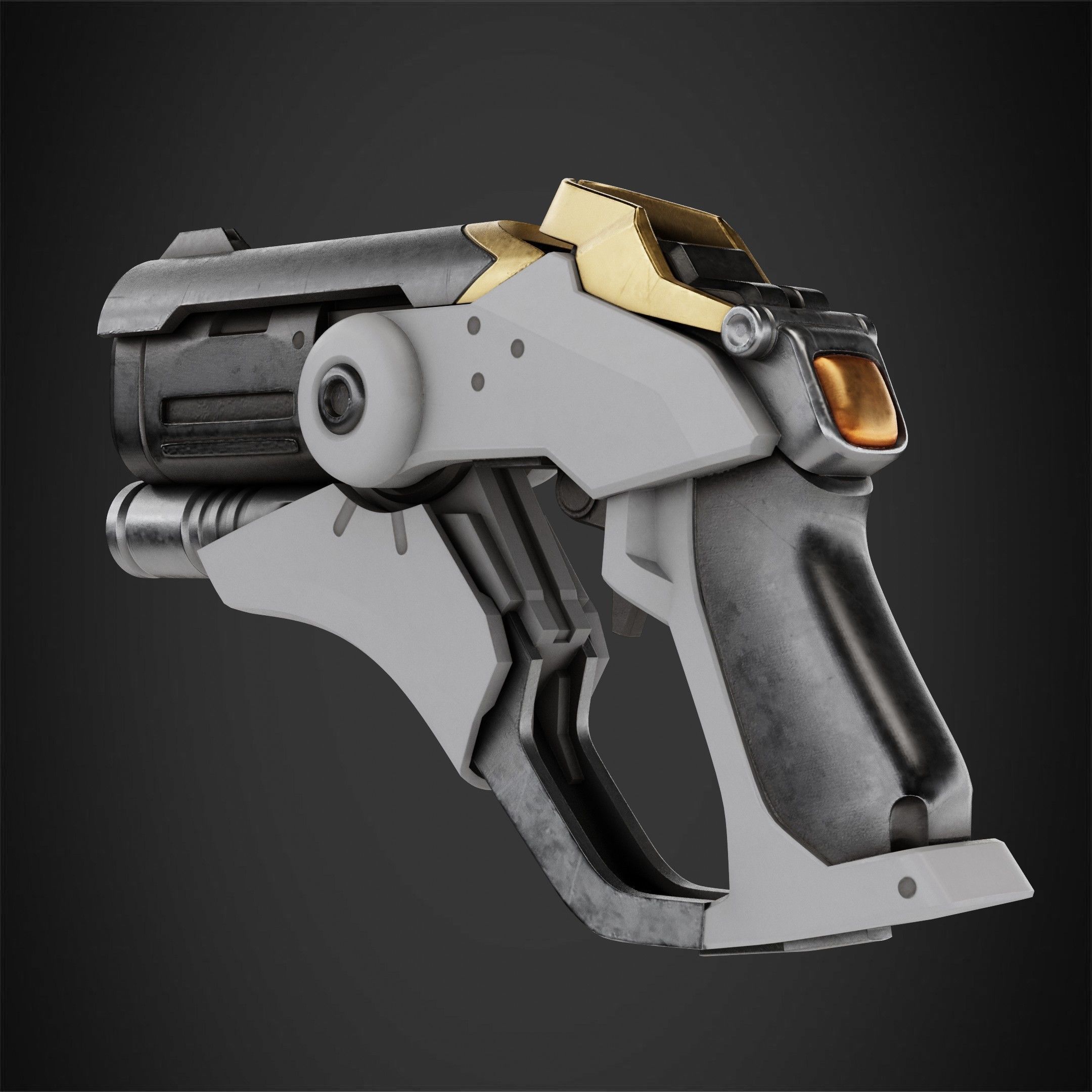 Overwatch Mercy Caduceus Blaster for Cosplay 3D print model_7