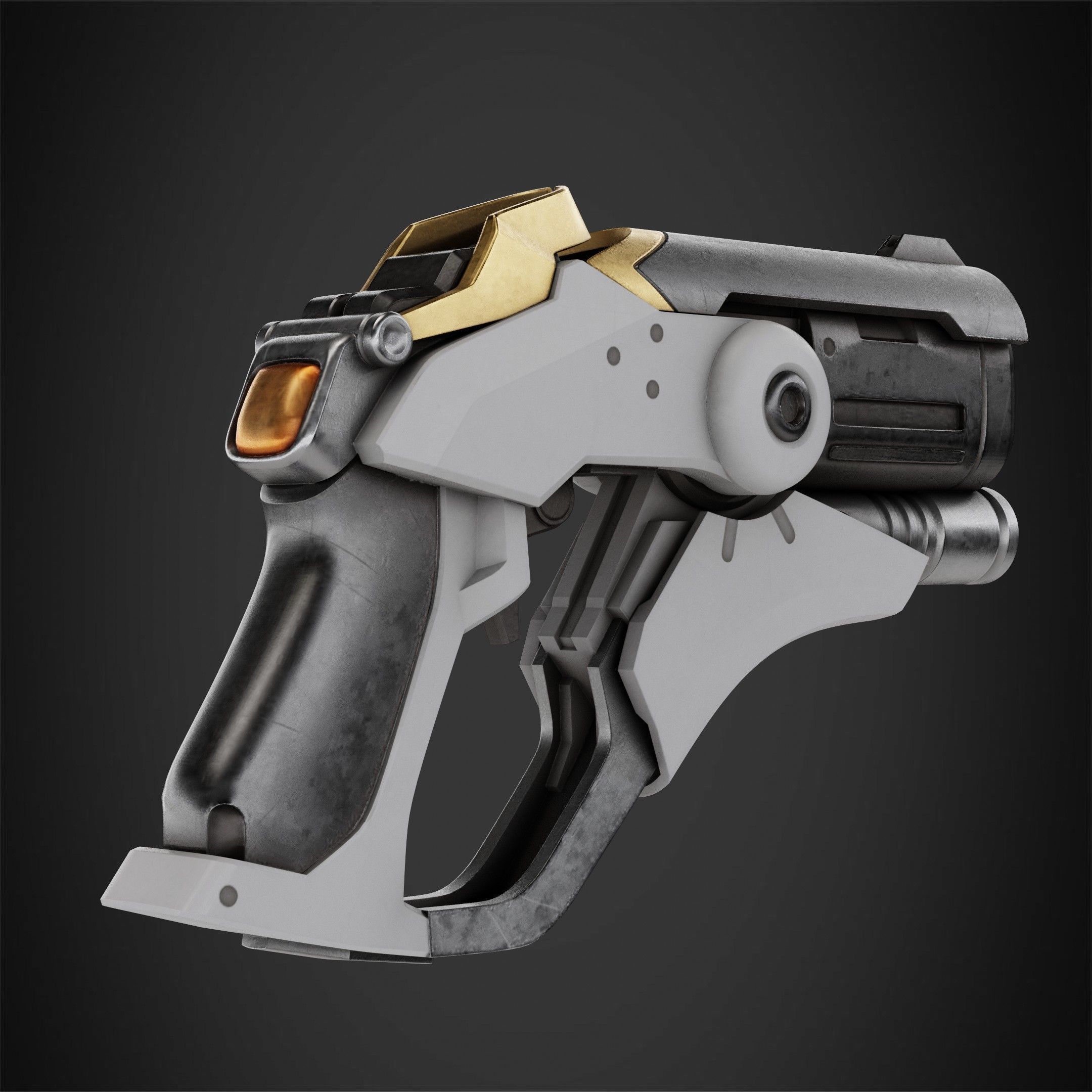 Overwatch Mercy Caduceus Blaster for Cosplay 3D print model_9