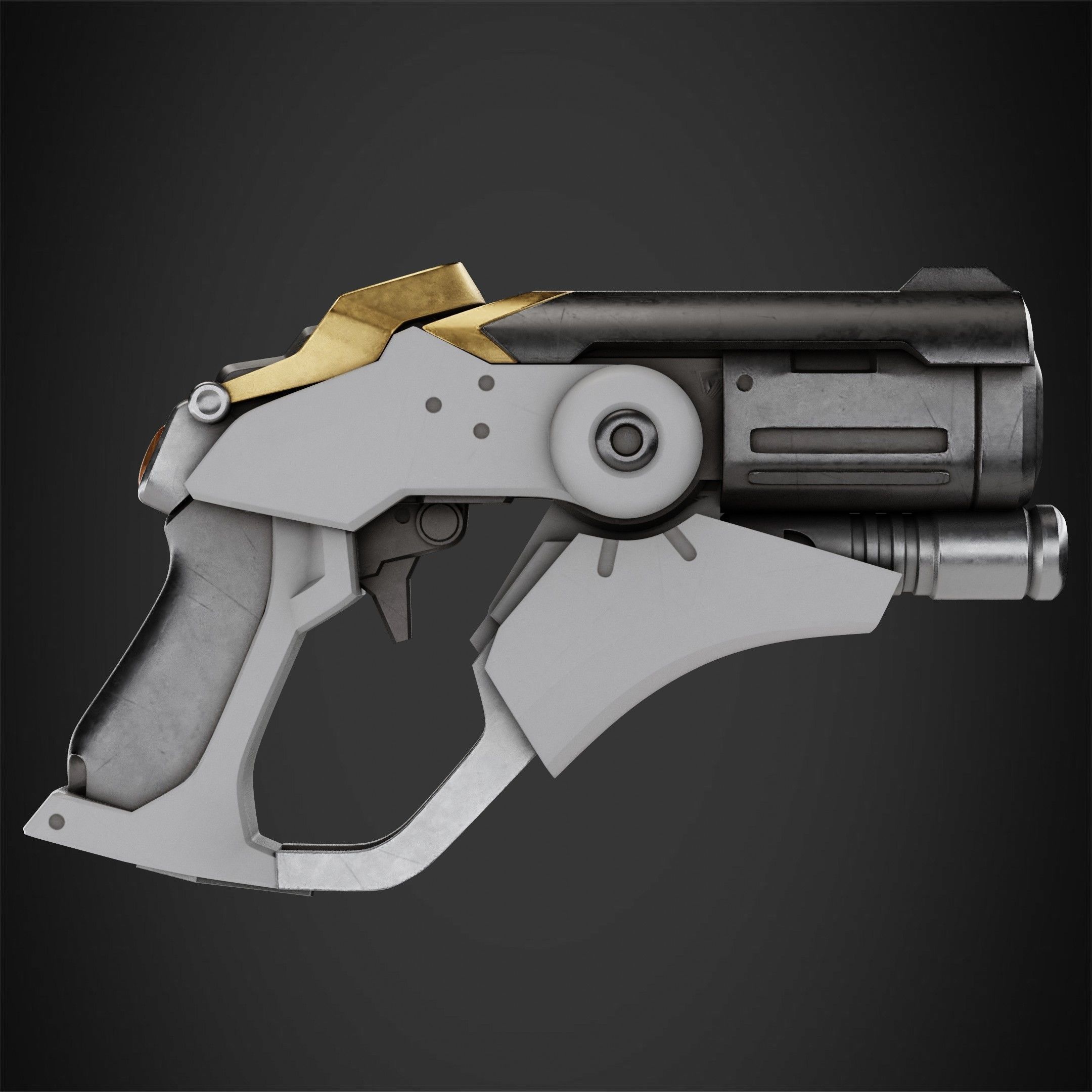 Overwatch Mercy Caduceus Blaster for Cosplay 3D print model_2