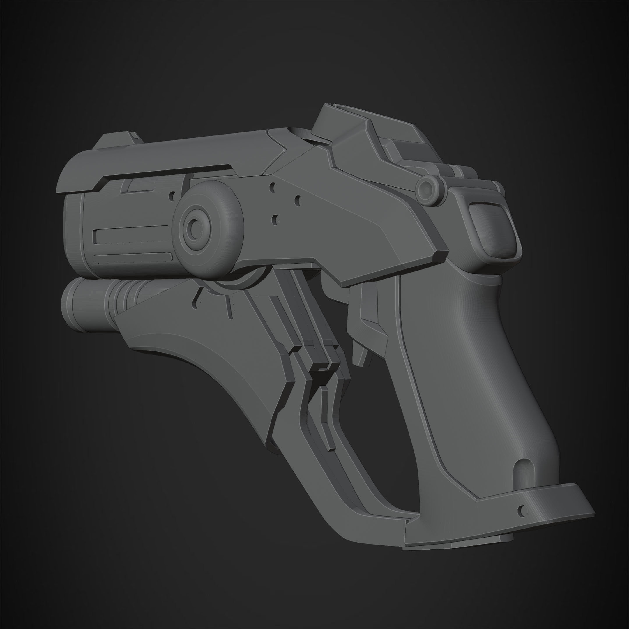 Overwatch Mercy Caduceus Blaster for Cosplay 3D print model_20