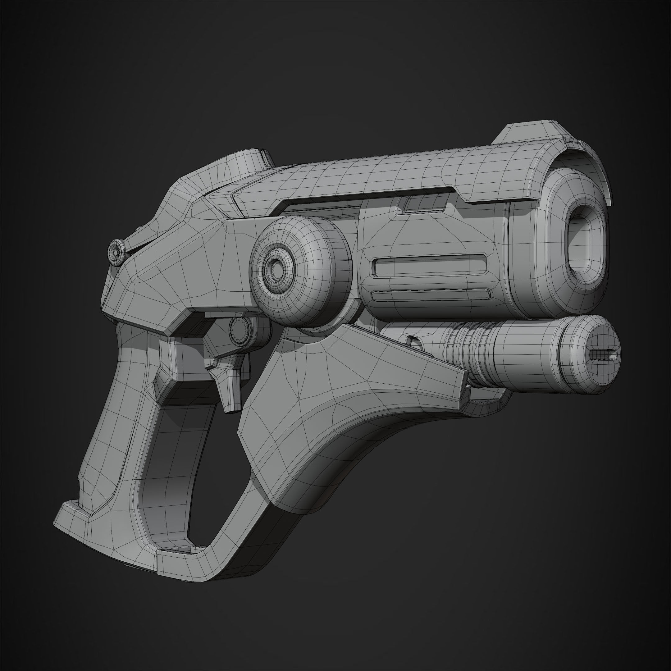 Overwatch Mercy Caduceus Blaster for Cosplay 3D print model_16