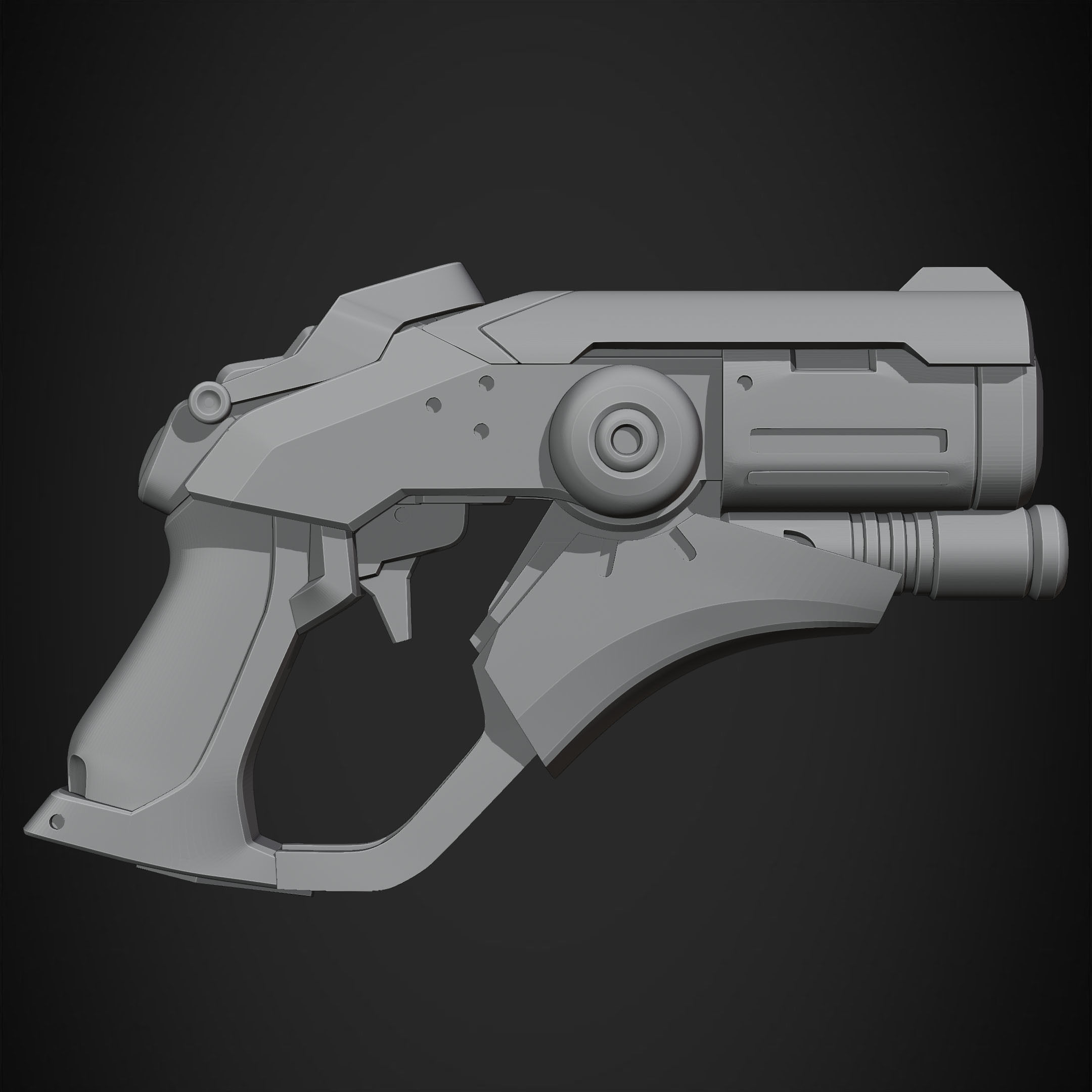 Overwatch Mercy Caduceus Blaster for Cosplay 3D print model_15