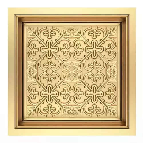 Carved Ceiling Tile 03