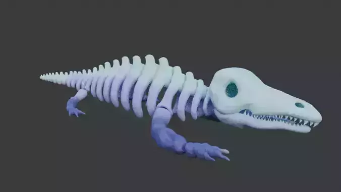 dinosaur bones toy  3D print model