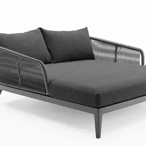 Hamilton Metal and Fabric Daybed