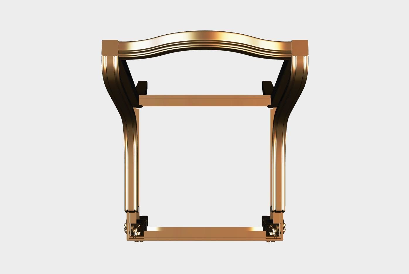 Carved chair for cnc 17 3D model_3