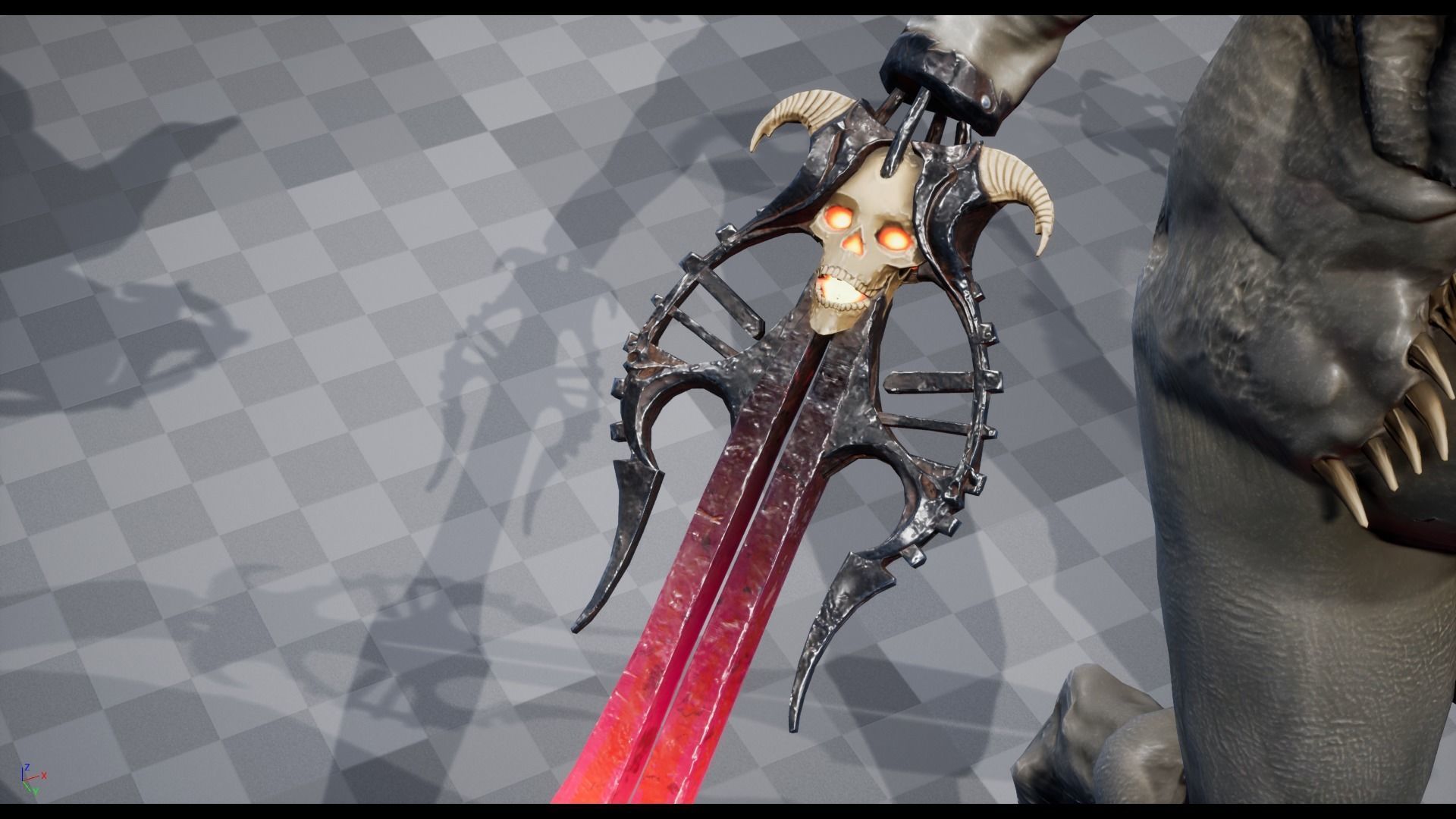 Demoness Spawn - Game Ready Low-poly 3D model_5