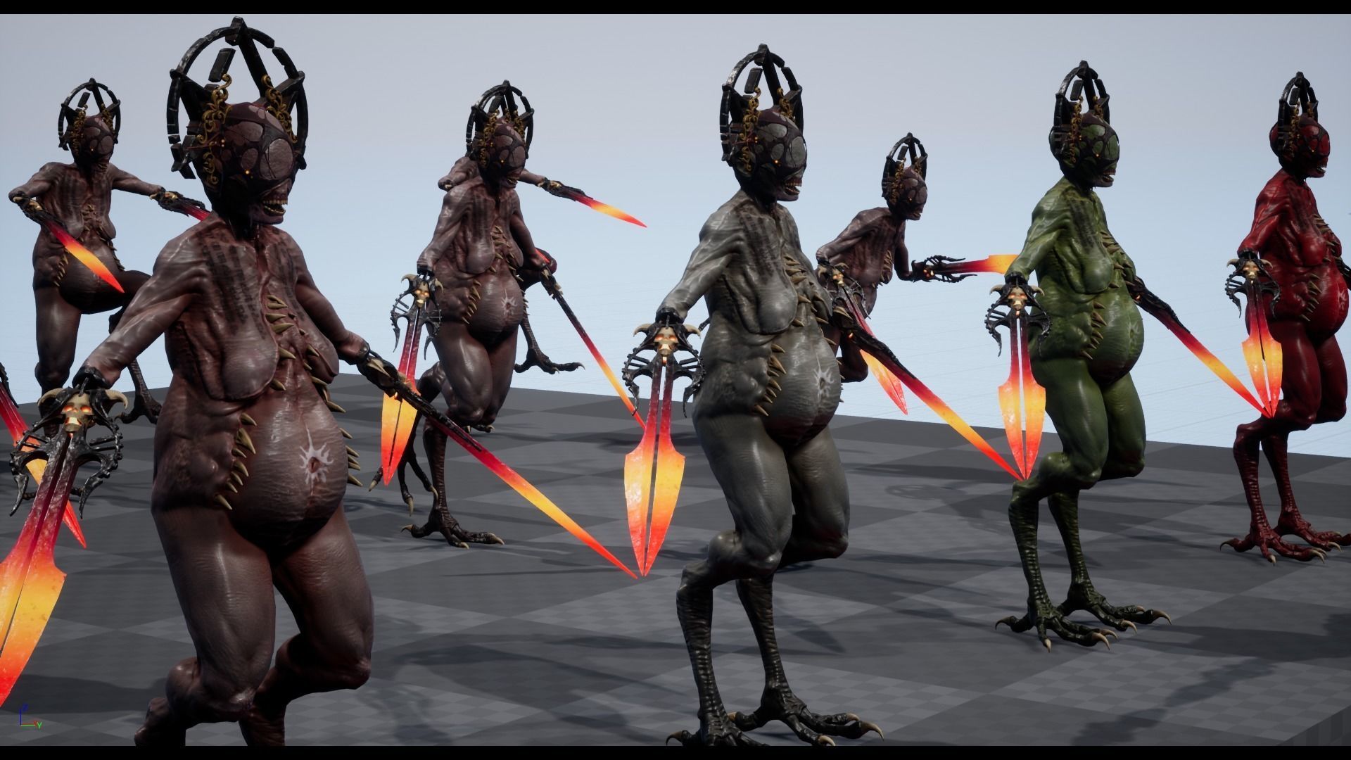 Demoness Spawn - Game Ready Low-poly 3D model_9