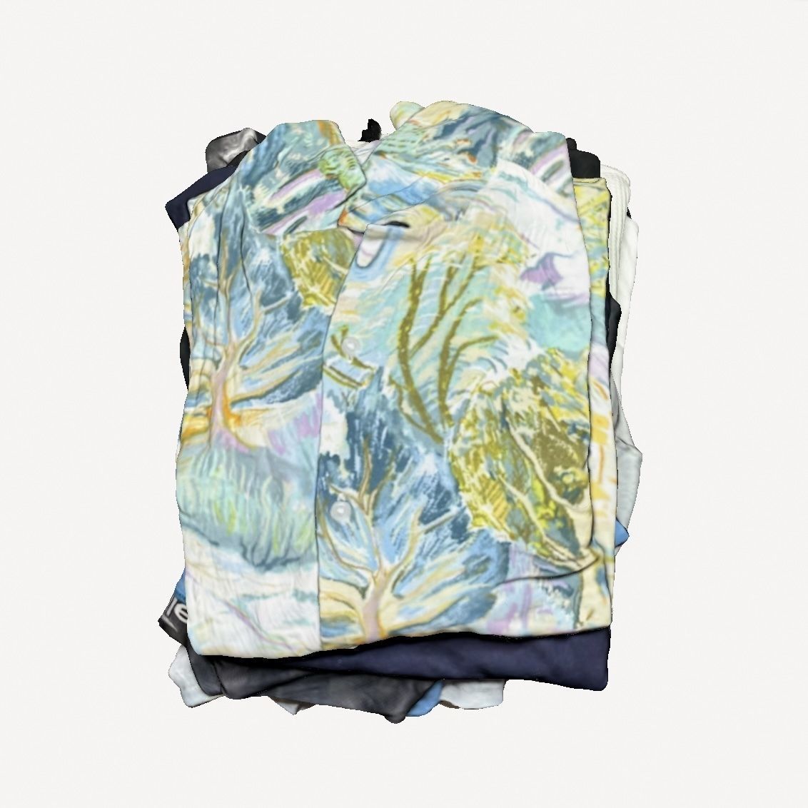 Stack of Clothes 3D model_7