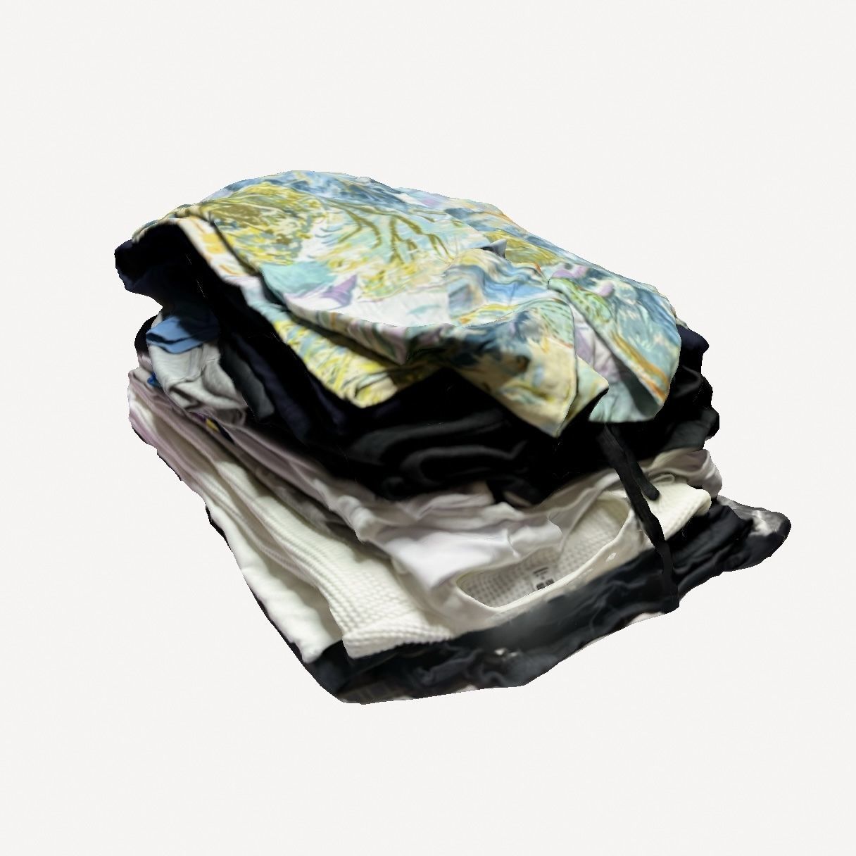 Stack of Clothes 3D model_5