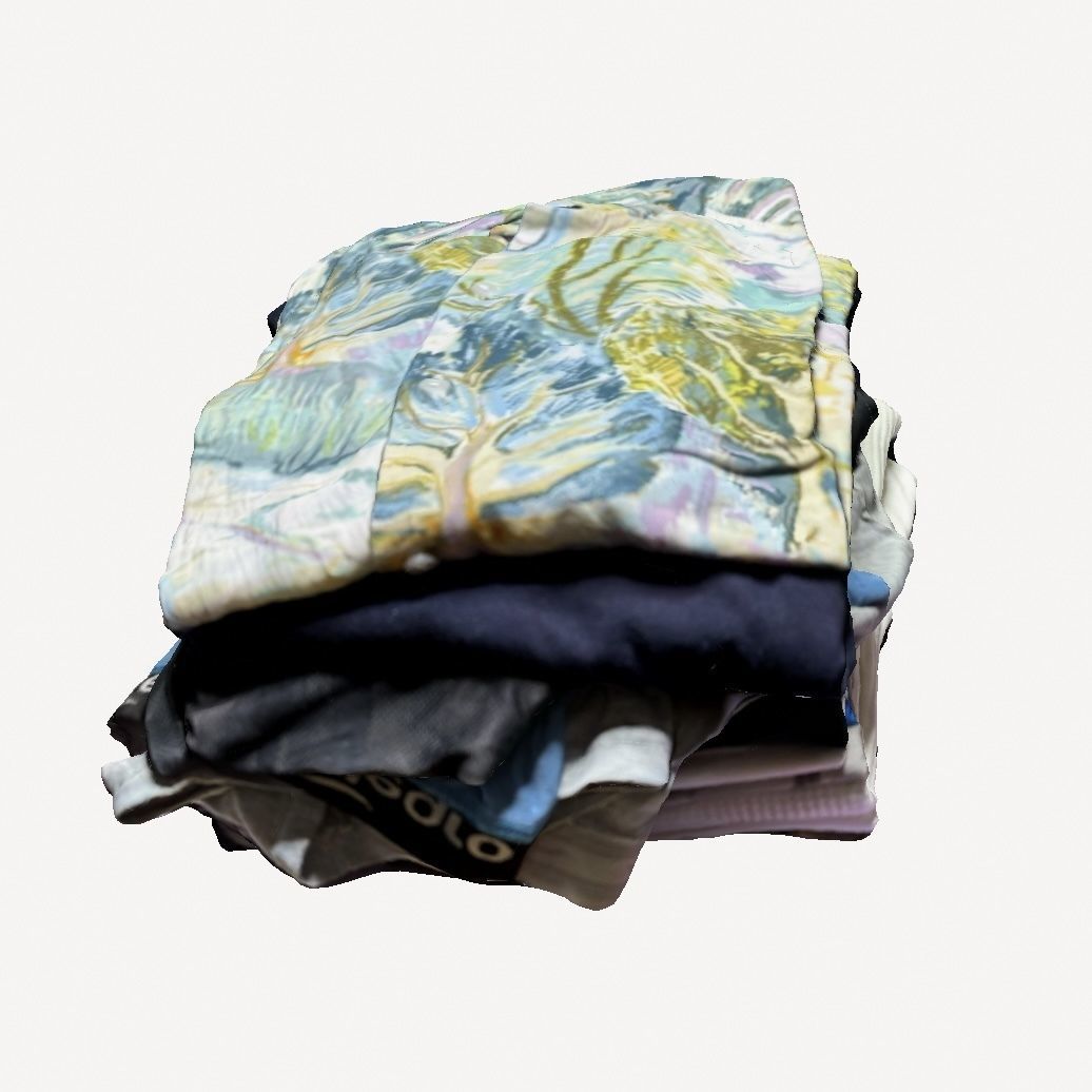 Stack of Clothes 3D model_1