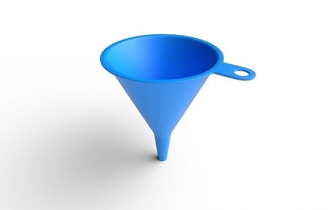 Funnel  M01 Low-poly 3D model