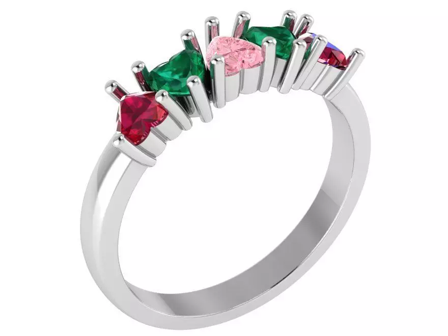 Heart Ring 0210 3D print model