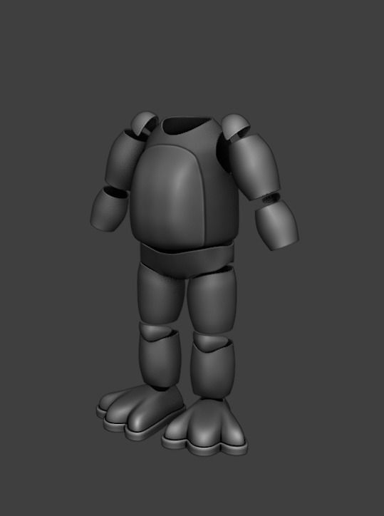 FNAF 1 Wearable Base Cosplay Suitable for 3D Printing 3D print model_1