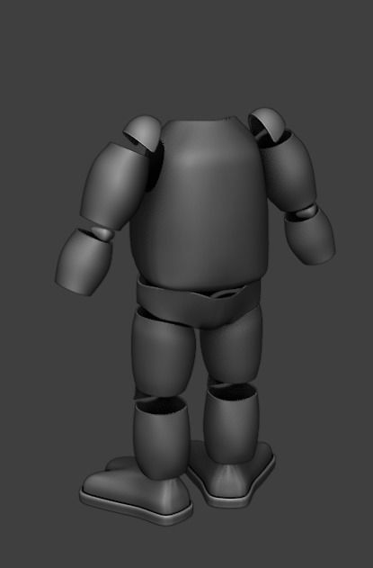 FNAF 1 Wearable Base Cosplay Suitable for 3D Printing 3D print model_2