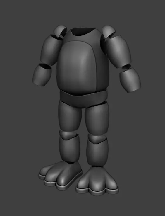 FNAF 1 Wearable Base Cosplay Suitable for 3D Printing 3D print model_0