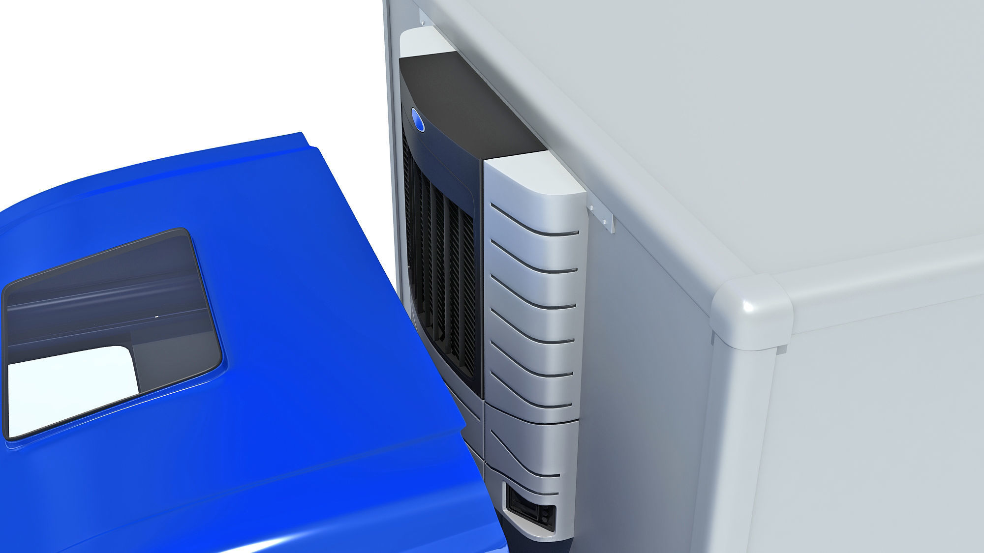 Refrigerator Truck 3D model_14